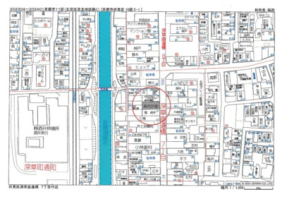 【地図】 | 仮）フラッティ直違橋（全14室）