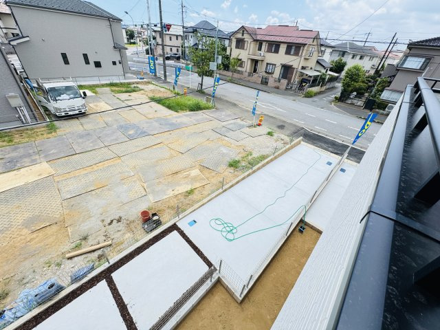 松戸市幸田４丁目新築戸建【小金北小学校：8分】の展望|バルコニーより南側眺望