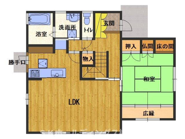桜が丘１丁目中古住宅の間取り