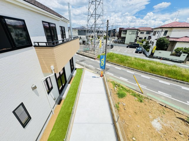 松戸市幸田４丁目新築戸建【小金北小学校：8分】の展望|バルコニーより道路側眺望