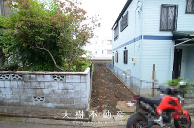 【前面道路含む現地写真】 | 海老名市国分北１丁目　売地　全１区画【仲介手数料無料】