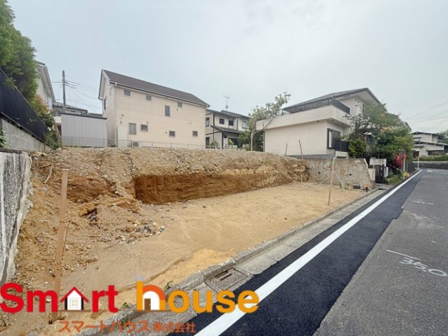 八王子市打越町　新築1棟の前面道路含む現地写真