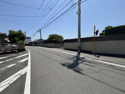 【前面道路含む現地写真】 | 熊本市南区富合町杉島