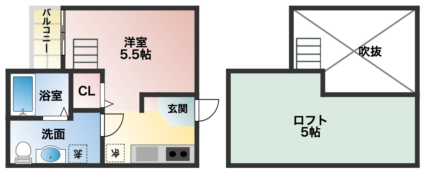 CLOUD鳳の間取り