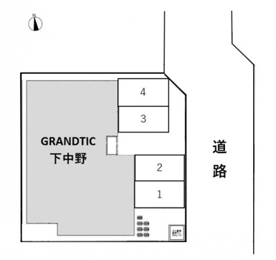 【区画図】 | GRANDTIC 下中野