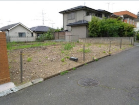 あきる野市牛沼　売地　整形地の外観