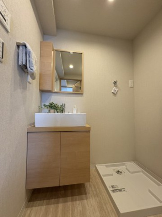 シャルマンコーポ高崎の独立洗面台|朝の身支度には欠かせない独立洗面化粧台