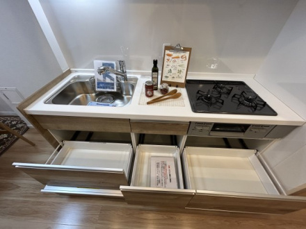 妙蓮寺コーポラスのキッチン|施工例写真です。使いやすいキッチンです