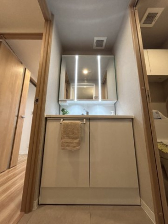 妙蓮寺コーポラスの独立洗面台|独立洗面台で身支度をすべて済ませてしまいましょう