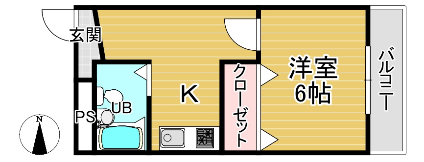 協栄マンションOYAMAの間取り