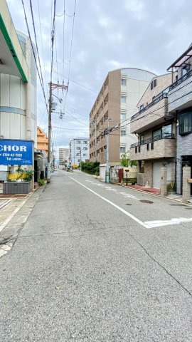 本町の前面道路含む現地写真|前面道路