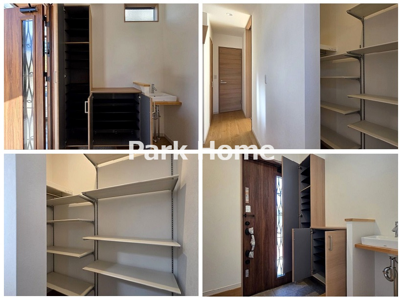 高知市朝倉本町2丁目（中）　新築戸建ての前面道路含む現地写真|2025.12月：建築中