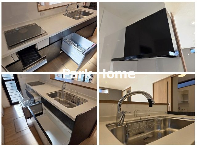 高知市朝倉本町2丁目（中）　新築戸建ての前面道路含む現地写真