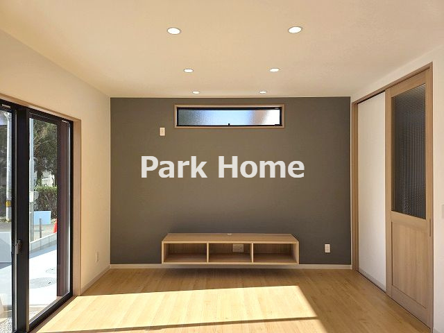 高知市朝倉本町2丁目（中）　新築戸建ての玄関|2025.12月：建築中