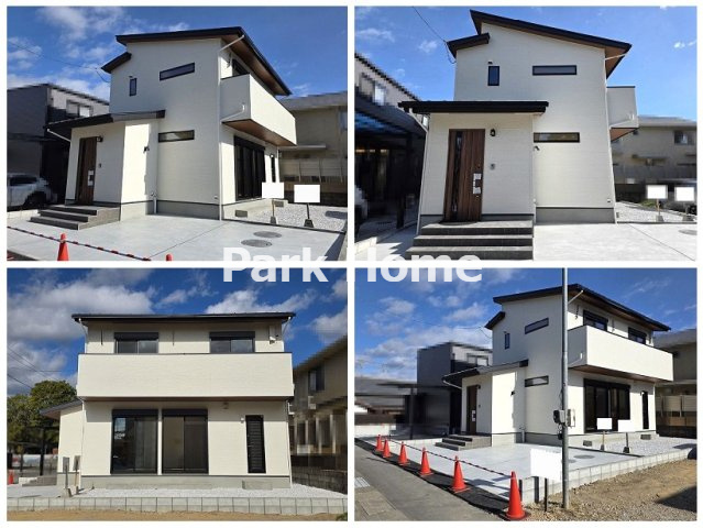 高知市朝倉本町2丁目（中）　新築戸建ての外観|2025.12月：建築中