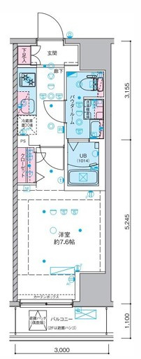 ジェノヴィア南砂町スカイガーデンの間取り