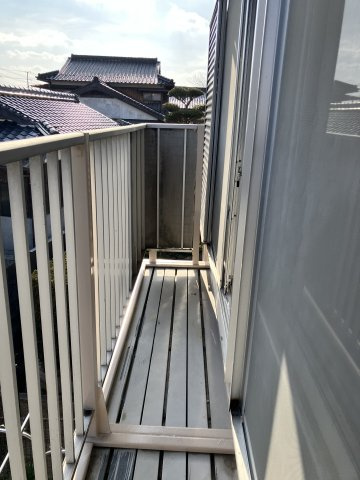 弘中ハイツのバルコニー