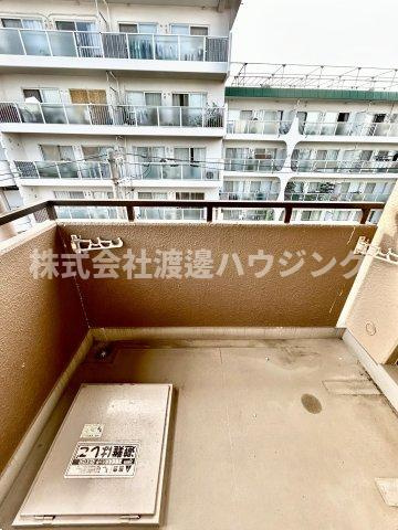 コーポイラスのバルコニー