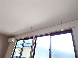 セジュールSの設備|エアコンと室内物干しは新品です！