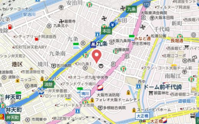 【地図】 | プレサンスOSAKA DOMECITYビーツ