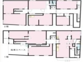 草加市小山１丁目の倉庫の間取り