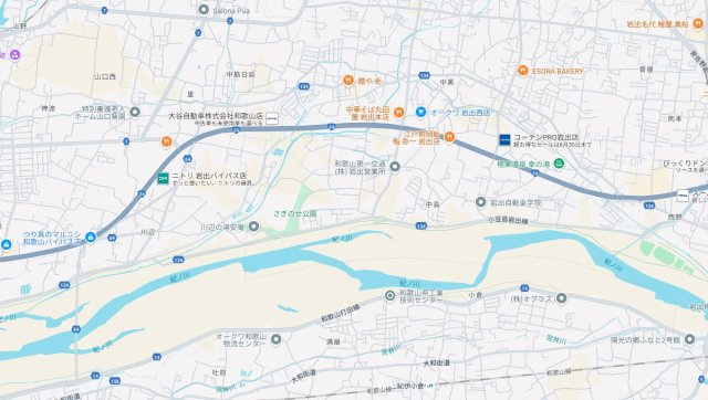 岩出市中島　第２期　新築一戸建ての地図