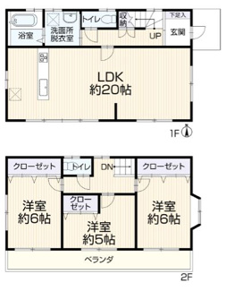 【間取り】 | 神戸市垂水区星陵台５丁目　中古一戸建　 | ３ＬＤＫ