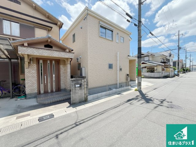 宇治市伊勢田町南遊田　新築一戸建ての外観|お客様に長く安心して住んでいだだける事にこだわった家づくり！住んでからのアフターサービスにもしっかりと取り組んでいます！