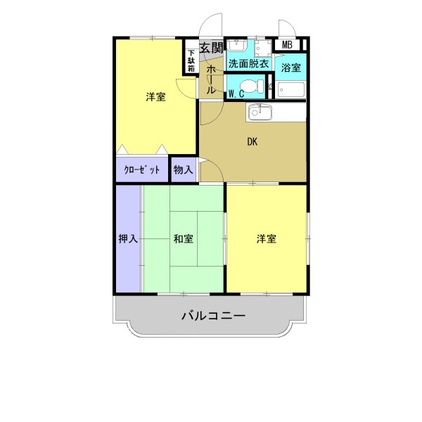 ソレイユの間取り