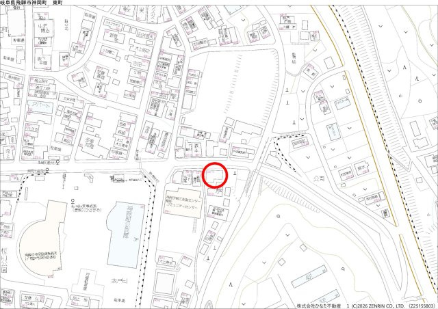 戸建　飛騨市神岡町東町　250万の地図