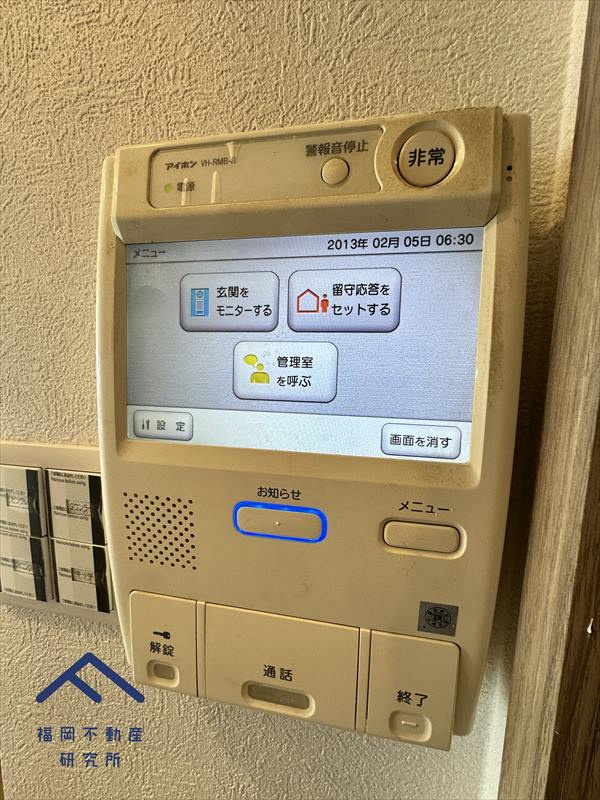 コアマンション和白東パセオの防犯設備