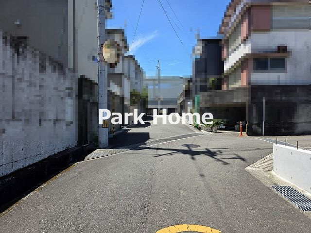 高知市瀬戸南町1丁目-建築条件付き-売土地の前面道路含む現地写真