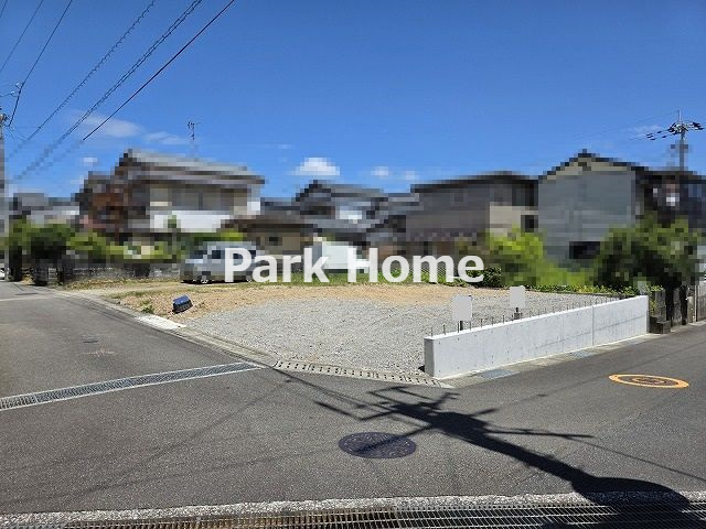高知市瀬戸南町1丁目-建築条件付き-売土地の前面道路含む現地写真|2025.7月：現況2区画全体