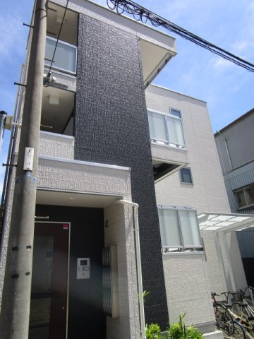 大阪市西淀川区姫島４丁目のハイツの外観