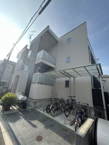 大阪市西淀川区姫島４丁目のハイツの外観