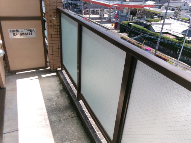 グラース亀山のバルコニー|バルコニー付きです