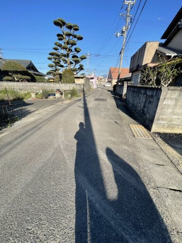 寿町　売土地の前面道路含む現地写真