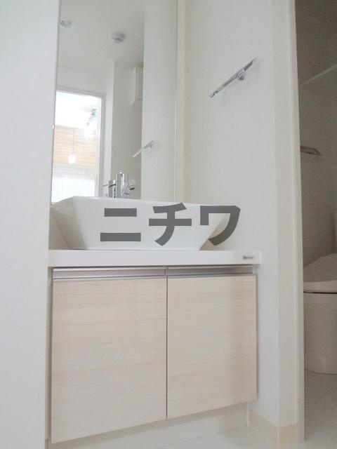 朝日マンションの洗面所