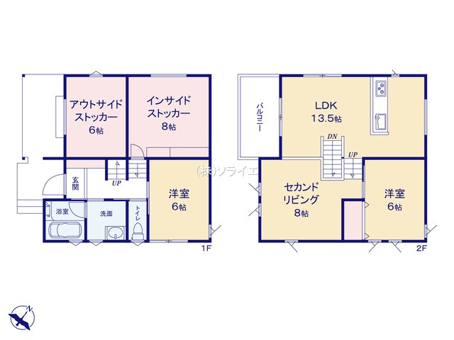入間市上藤沢モデルC号棟の間取り