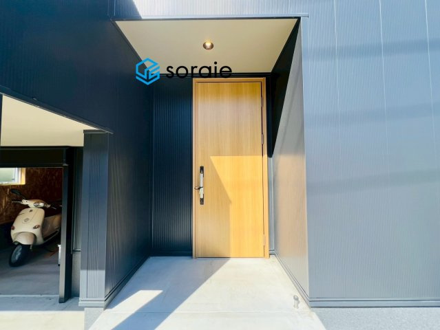 入間市上藤沢モデルC号棟の玄関