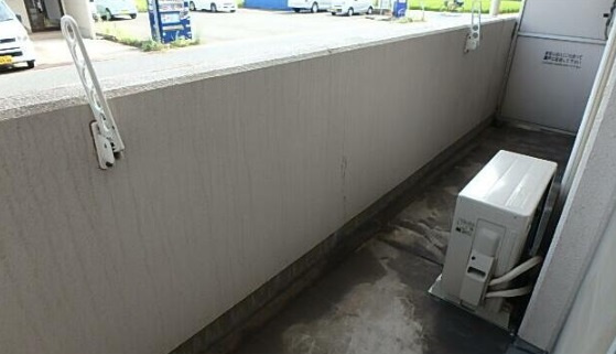 カスタムコートのバルコニー