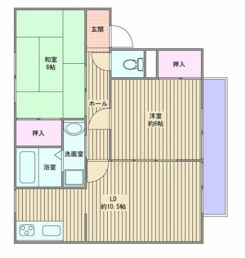 チェルニー英賀保Ⅰの間取り