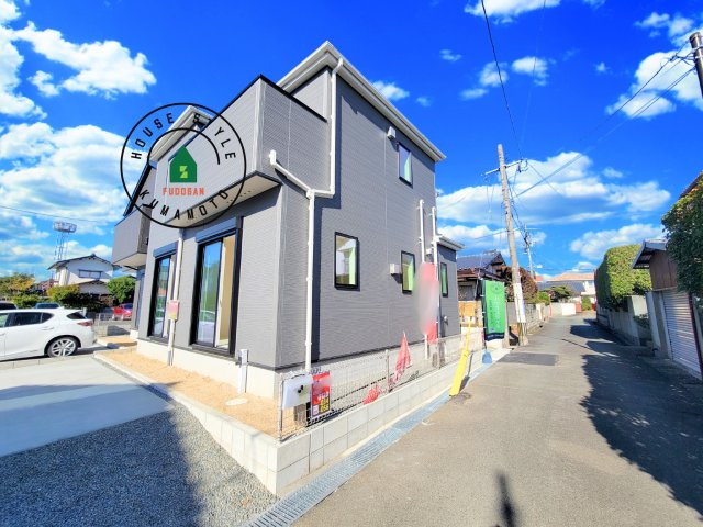 熊本市中央区出水6丁目第3-2棟（2号棟）の外観|デザイン性のある外観です。