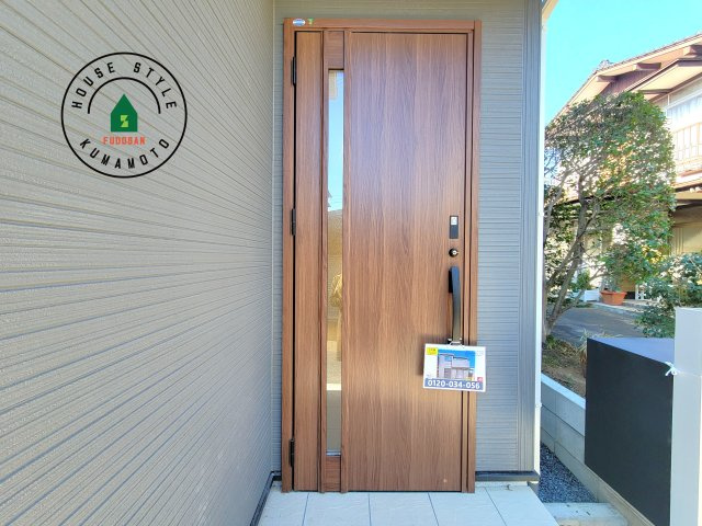 熊本市中央区出水6丁目第3-2棟（2号棟）の外観：施工例|おでかけの時も帰った時も、「我が家」を最初に感じでもらえる素敵な空間に。