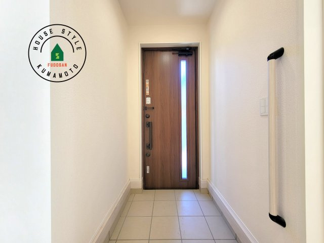 熊本市中央区出水6丁目第3-2棟（2号棟）の内観：施工例|二重ロックでしっかり防犯対策ができます。