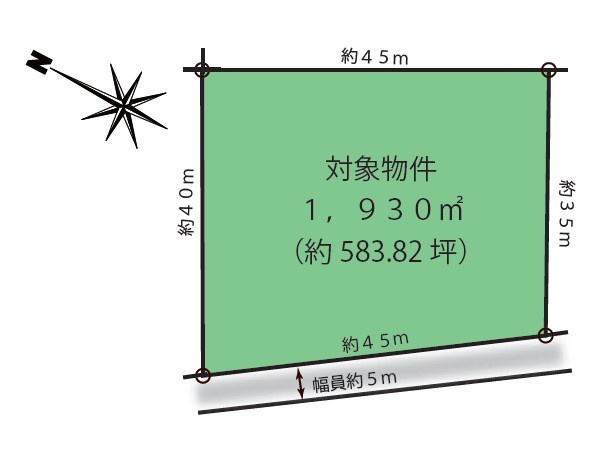 【建物解体済】浅間ハイランドパーク　土地　500坪以上の土地図