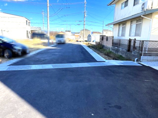 【前面道路含む現地写真】 | 【20万円ｷｬｯｼｭﾊﾞｯｸ対象物件】リーブルガーデン北葛城郡広陵町萱野3期全4棟 3号棟