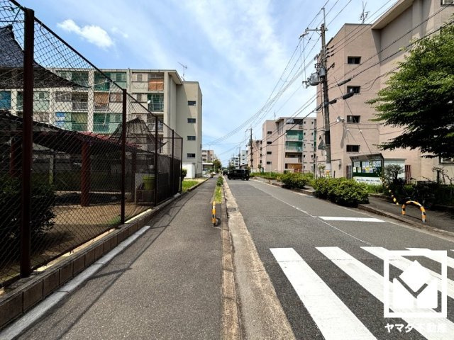 京田辺市河原神谷　１期　9号地の前面道路含む現地写真|6月20日　現地写真更新
