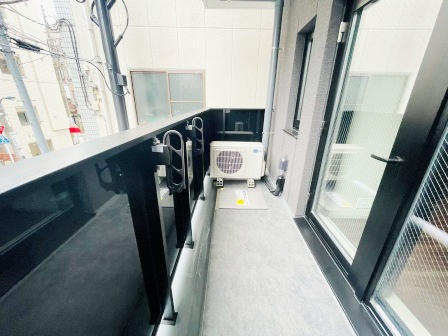 テラス駒込サウスのバルコニー