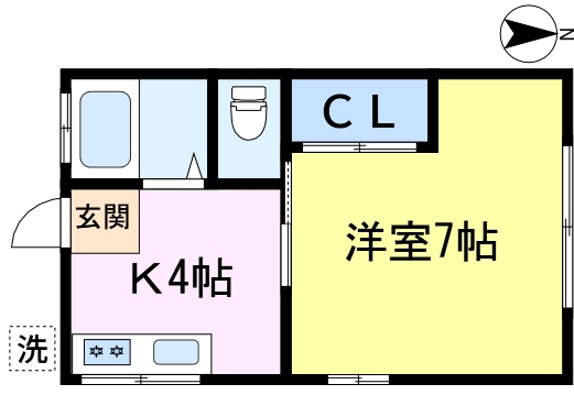 みのり荘の間取り